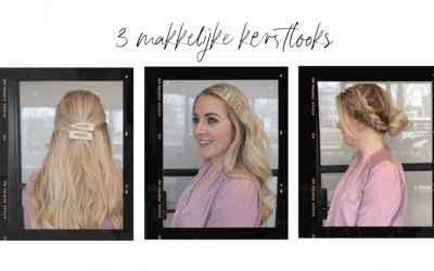 3 Kerst haarstijlen met hairextensions